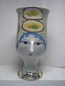 Bjorn Wiinblad Pottery Denmark Head Face Pitcher Jug Vase 1967 - Picture 1 of 11