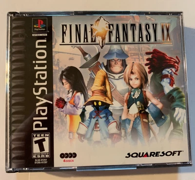 PlayStation 1  PS - Final Fantasy IX - 2000 - Black Label - CIB w/Manual & Reg - Image 1 of 4