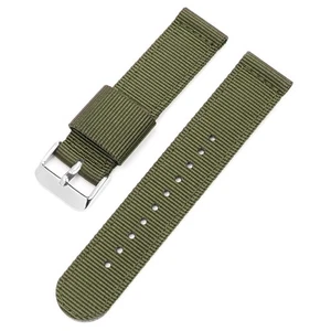 Strap For DW Watches Canvas Strap Nylon Braided Thin 18/20/22/24MM Soft Wrist - Picture 1 of 25