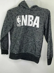 NBA Youth Long Sleeve Heather Athletic Pullover Sports Grey Hoodie Size 8 - Picture 1 of 3