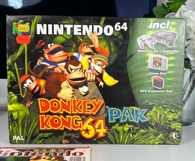 NINTENDO 64 Limited DONKEY KONG Edition Konsole (hervorragenden Sammler Zustand) - Bild 1 von 4