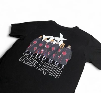 Naruto Shippuden Akatsuki Clan Team Liquid E-Sports 男式 L 图形 T 恤 — 第 1/4 张图片