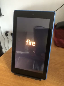 Amazon Kindle Fire 7 8GB, Wi-Fi, 7in - Blue 7th Gen - Picture 1 of 4