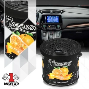 Ambientador estilo gel lata redonda para coche/oficina aroma calabaza naranja Tree Frog 80 g - Imagen 1 de 4