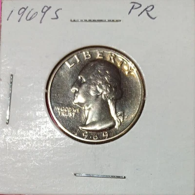 1969s Proof Washington Quarter As Pictured - Image 1 of 2