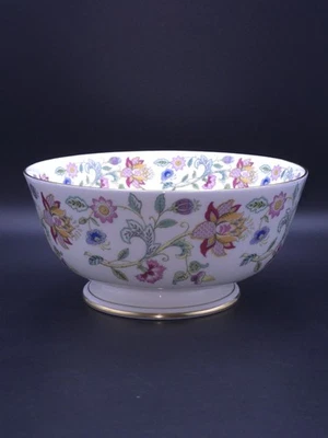 Minton Haddon Hall Gold Edge Footed Service Bowl-1st Quality - Image 1 of 4