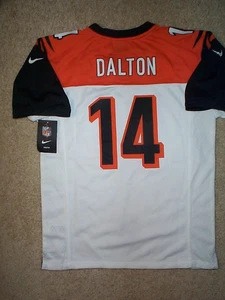 NIKE Cincinnati Bengals ANDY DALTON nfl Jersey YOUTH KIDS BOYS (L-LARGE 14-16) - Picture 1 of 2