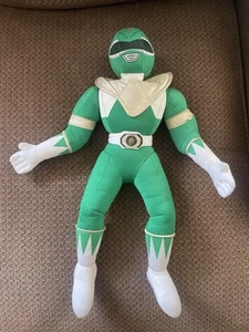 Vintage GREEN Mighty Morphin Power Rangers - Kid Dimension Hasbro 1994 Plush - Picture 1 of 3