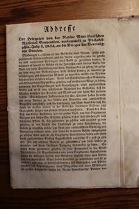 July 4 1845 Delegates Native American national convention Philadelphia uncut - Picture 1 of 6
