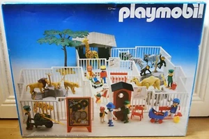 1988 Geobra Playmobil System 3145 Zoo Almost Complete - Imagen 1 de 21