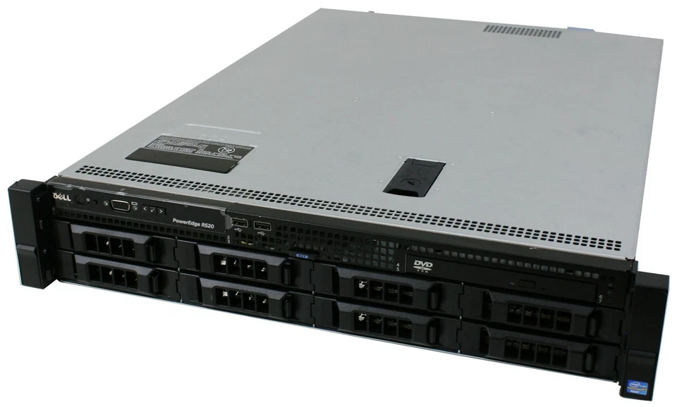 Dell PowerEdge R520 CTO Configure-To-Order Server 2xCPU 8x 3.5" HDD Bay 495W PSU - Image 1 of 1