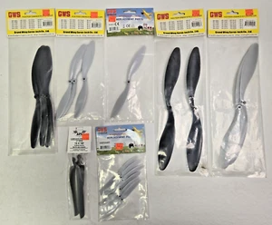 Assortment Of GWS & APC Model Airplane Propellers New Mint Old Store Stock - Picture 1 of 16
