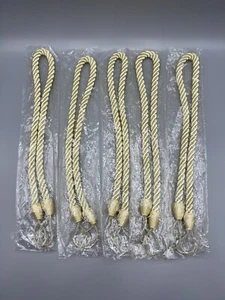 Simplicity Vorhang Tieback Vorhänge verdrehte Kordel 24 Zoll Menge 5 Neu - Bild 1 von 4