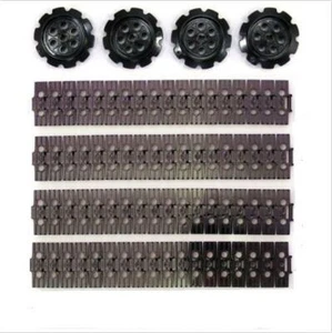 Lego Technic Caterpillar Tracks 60x Link 4x Wheel Digger Excavator 57519/88323 - Picture 1 of 1