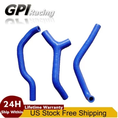 Radiator Blue Silicone Hose For GAS GAS EC450 EC515 SM515 SM450 FSR 2007-2011 - Image 1 of 4