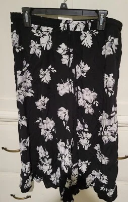 Pantalones cortos florales para mujer Simply Vera VeraWang talla L Foto 1 de 3