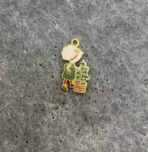 Colgante de cerezas vintage para niña escogiendo joyería de moda marcado Taiwán - Imagen 1 de 2