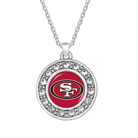 San Francisco 49ers Womens Officially Licensed NFL Pendant Necklace Cover