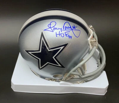 Tony Dorsett SIGNED Dallas Cowboys Mini Helmet + HOF 94 PSA/DNA AUTOGRAPHED - Image 1 of 2