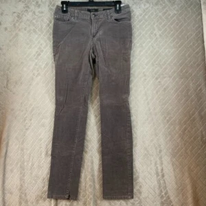 Jessica Simpson Womens 29 Corduroy Jeans Taupe Gray Forever Skinny Low Rise - Picture 1 of 15