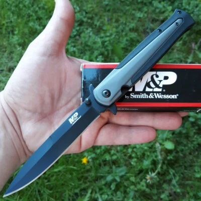 Smith & Wesson MP301 Folding Knife 3.75" Stainless Steel Blade Nylon / Stainless - Image 1 of 4