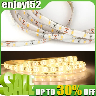 12V LED Strip Waterproof Lights Flexible Tape Self Adhesive Band Lighting 1-5m - Image 1 of 4