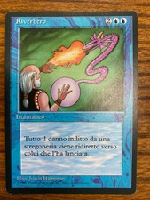 1x MTG Reverberation Rare Legends Blue Instant  (LP) ^ ITALIAN