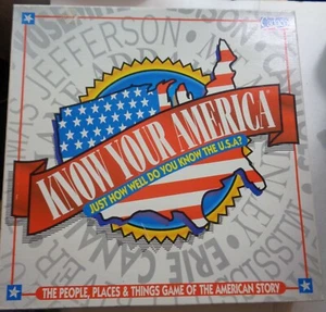 Know Your America by Cadaco (Complete, 2-4 Players, Ages 8+, 1996) - Picture 1 of 4