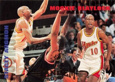 Augmon & Blaylock Back Court Tandem Topps Stadium Club 1995 Basketball Card #327 - Image 1 of 2