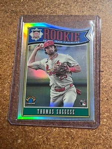2025 Bowman Rookie Of The Year Favorites Die-Cut # ROY-6 Thomas Saggese RC - Picture 1 of 2