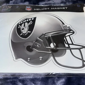Las Vegas Raiders ~ Magnet ~ Helm NFL Man Cave Hardhat Aufkleber Werkzeugkiste - Bild 1 von 8