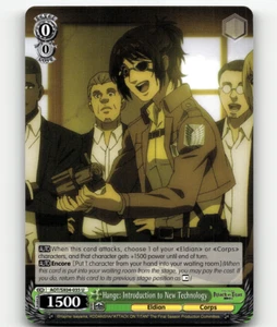 Weiss Schwarz - Hange: Introduction to New Techn - Attack On Titan: Final Season - Picture 1 of 1