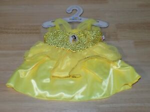 BUILD A BEAR WORKSHOP Clothing BELLE Dress II Disney Princess Yellow & Sparkles