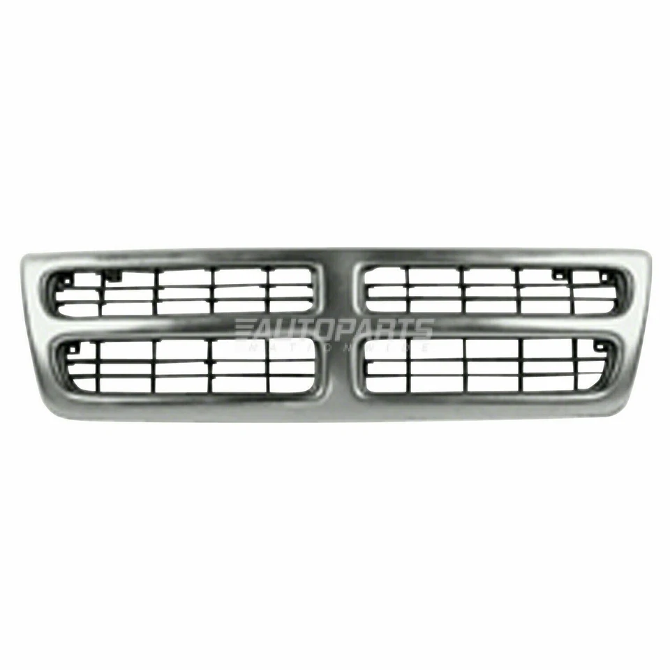 Front Grille Plastic Chrome With Black Insert Fits 1999-2003 Dodge Ram 1500 Van - Image 1 of 1