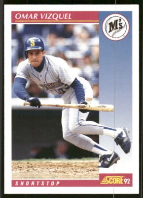 1992 Score #162 Omar Vizquel - Image 1 of 2