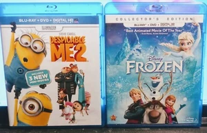 2 USED DVDS-DESPICABLE ME 2 (3 MINI MOVIES) & FROZEN-BLU RAY/DVD/DIGIT - Bild 1 von 1