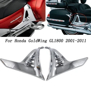 Cubierta triángulo cromada izquierda derecha piezas para Honda GoldWing GL1800 2001-2011 - Imagen 1 de 5