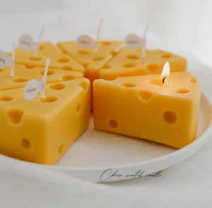Handcrafted Scented Cheese Candle – Perfect for Meditation, Stress Relief & Room - Picture 1 of 7