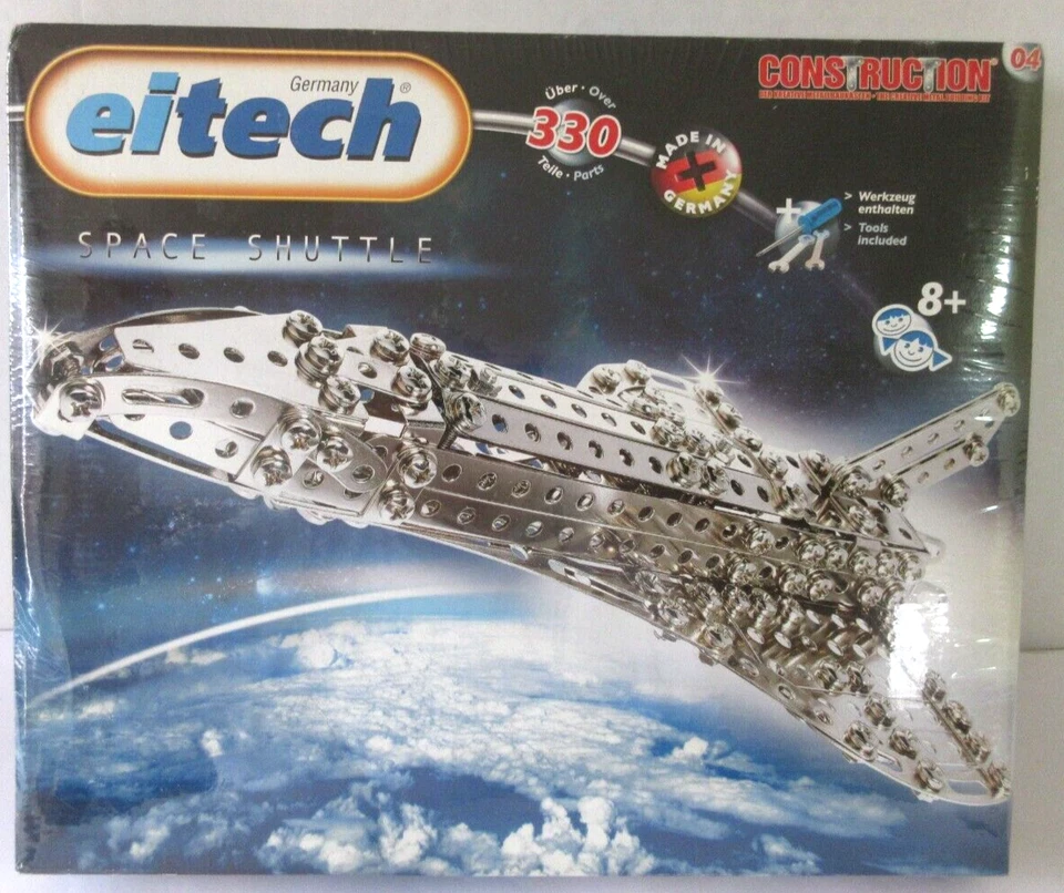 Space Shuttle  Eitech C12 Metal Construction Building Toy Kit - Image 1 of 2