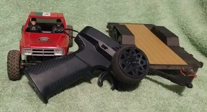 1/24th Scale RC Crawler Axial Scx24 RTR, Car Hauler Trailer, Upgraded elect. - Picture 1 of 13