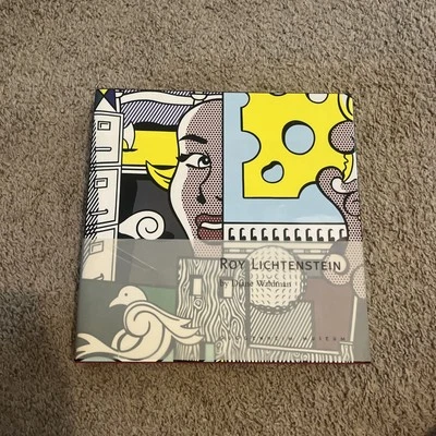 SIGNED by Roy Lichtenstein Diane Waldman Guggenheim Museum 1993 Exhibition Book - Image 1 of 4