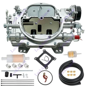 1901 4 Barrel Carburetor Replacement for Thunder AVS2 Carburetor 500 CFM Satin - Picture 1 of 5
