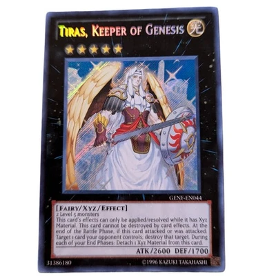 Yugioh Tiras, Keeper Of Genesis GENF-EN044 Secret Rare Unlimited NM - Image 1 of 2