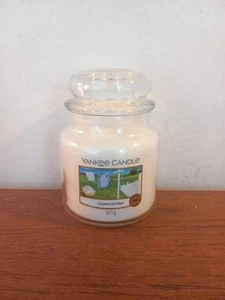 Yankee Candle Clean Cotton , Har, 411g, Medium Sized - Picture 1 of 7