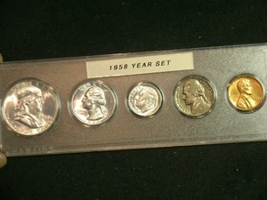 1958-P Very Choice BU Philadelphia Mint Year Set - 58P22 - Picture 1 of 5