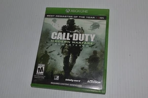 XBOX ONE CALL OF DUTY MODERN WARFARE REMASTERED VIDEO GAME (HQL35) - Picture 1 of 3