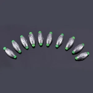 10pcs Removable Split SSinkers Weights Fishing Sinker Tackle Kits JJ - Picture 1 of 7