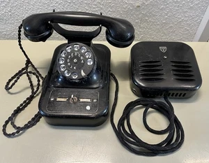 W28 Apparat Telefon Fernsprecher für 2 Leitungen von Siemens Halske mit Klingel - Afbeelding 1 van 14