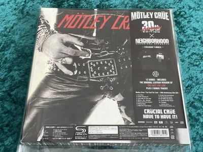Motley Crue SHM-CD + T-shirt Brilliant Passion 30th Anniversary Box Set #T0416 - Image 1 of 4