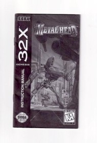Metal Head - Authentic Manual Instruction Booklet - Sega Genesis 32x